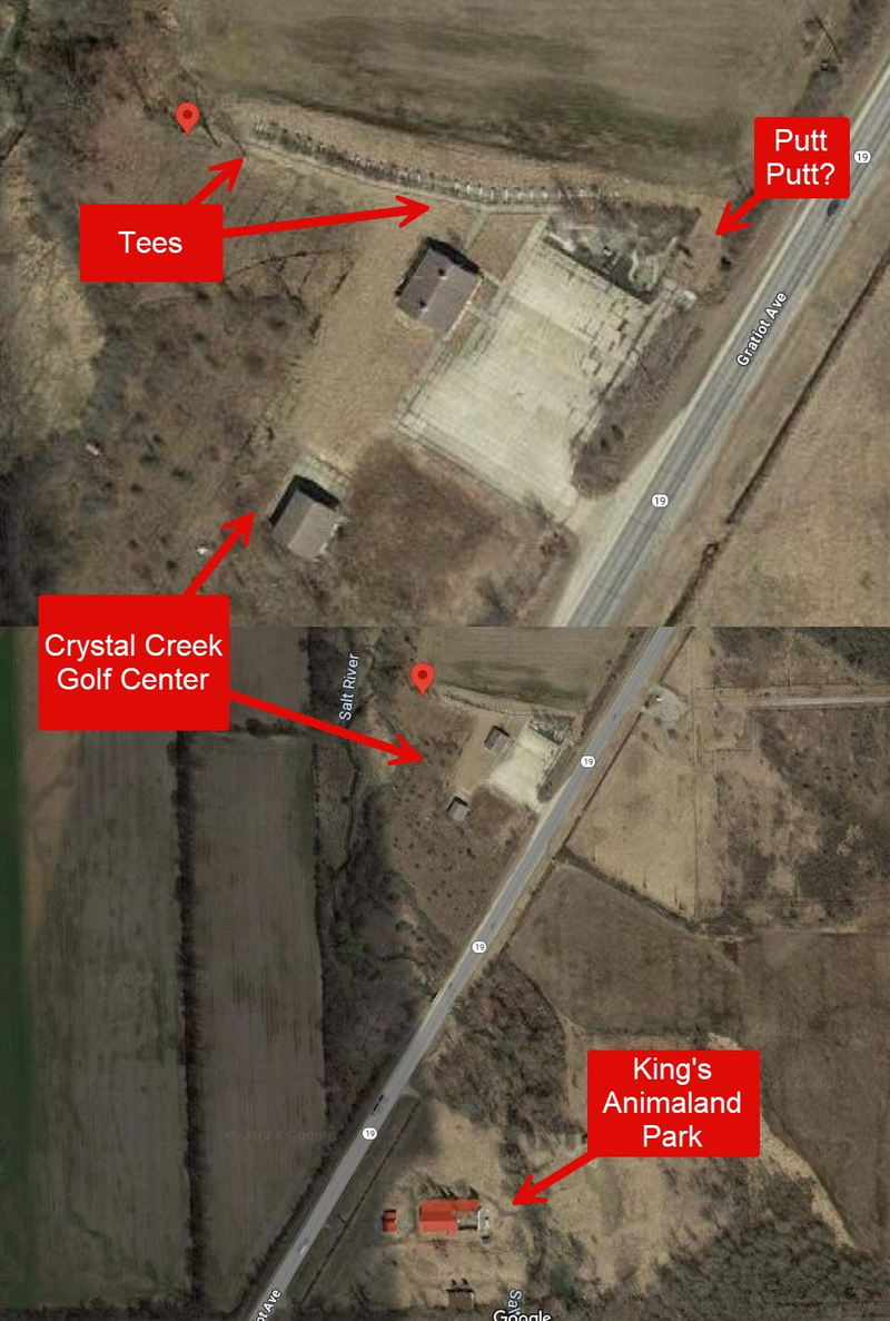 Crystal Creek Golf Center - Aerial Map